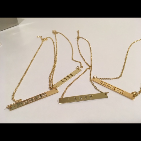 Stackable Inspiration Quote Necklace Believe - Picture 7 of 8